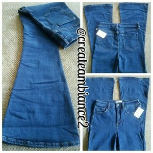 Free People Hi - Rise Flare Jeans Sz 27